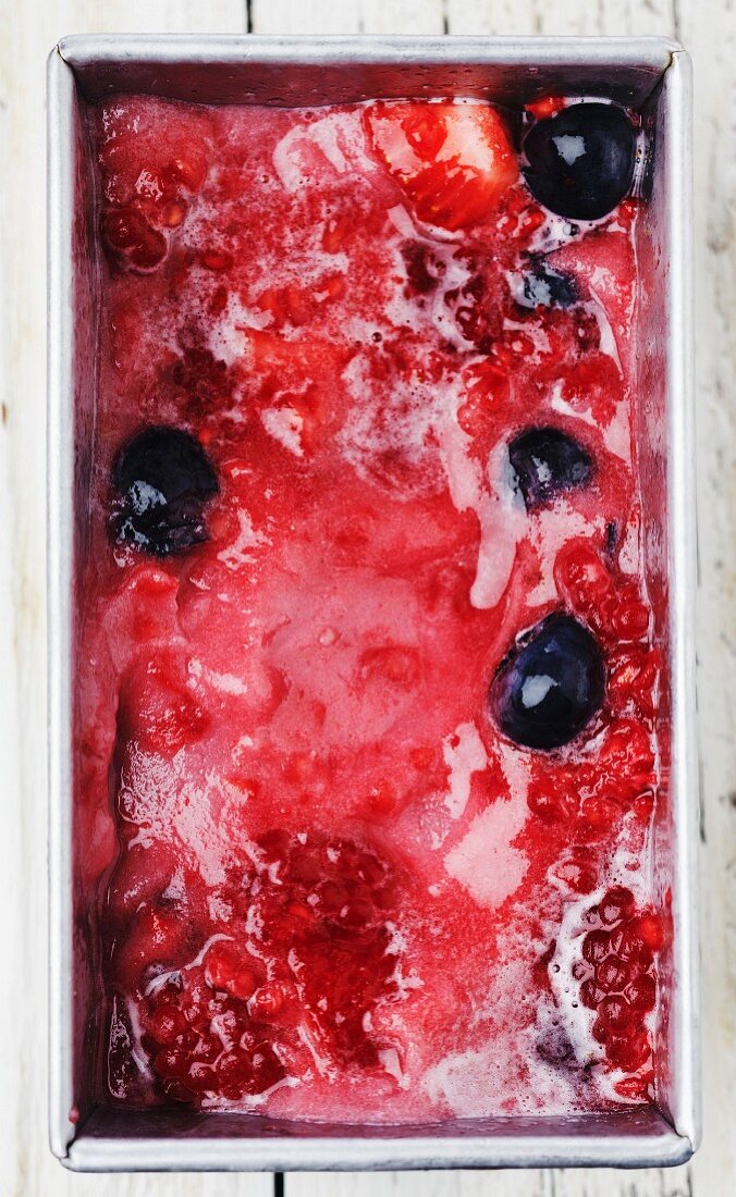 Beeren-Sorbet