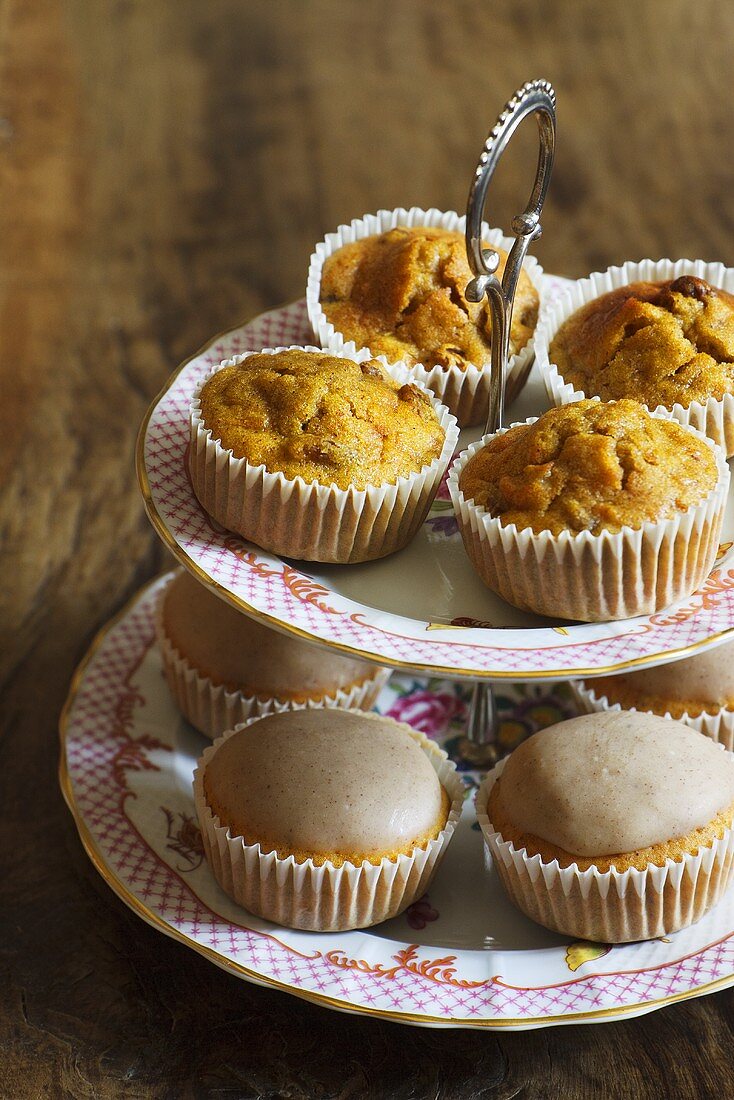 Various carrot muffins
