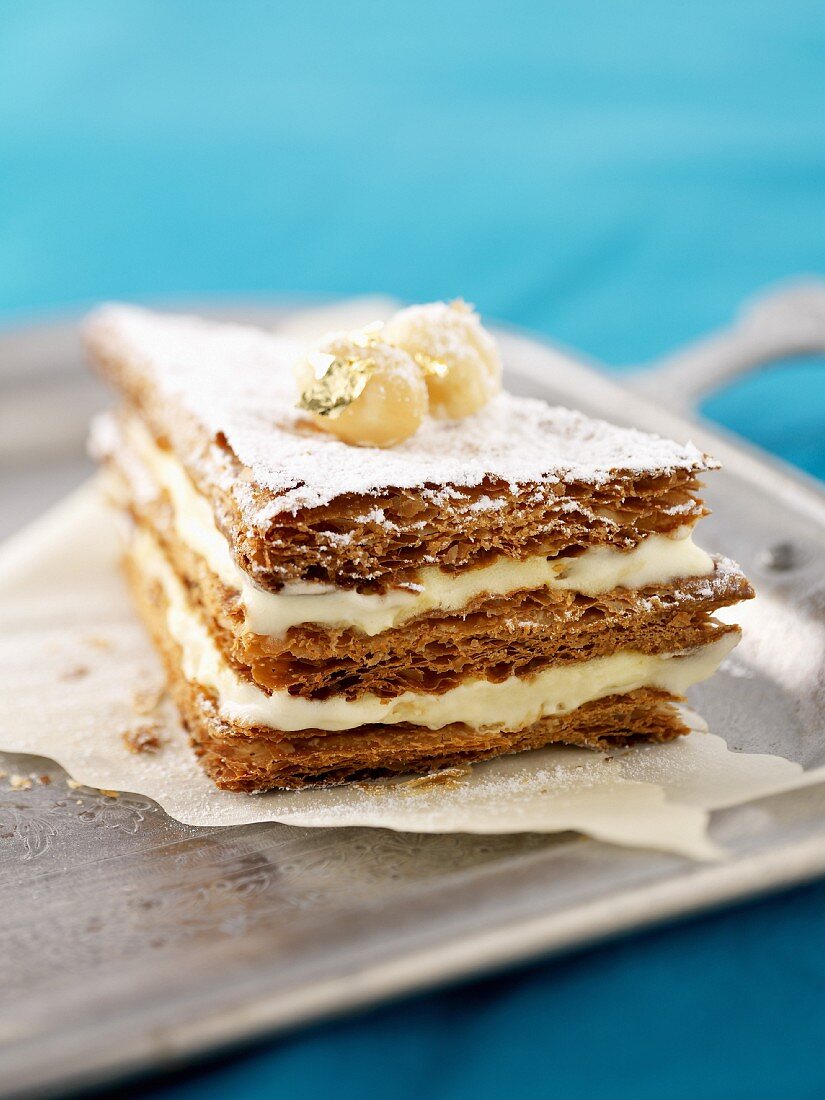 Mille-feuilles with sabayon