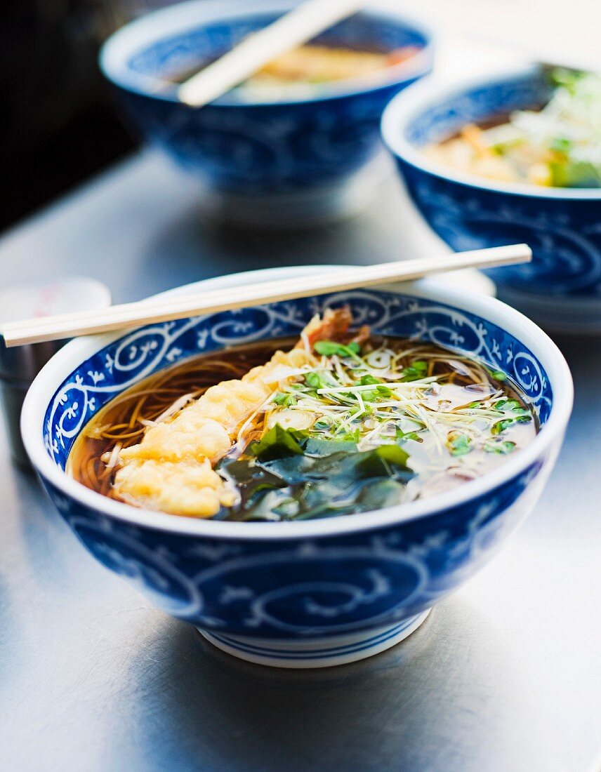 Asiatische Nudelsuppe