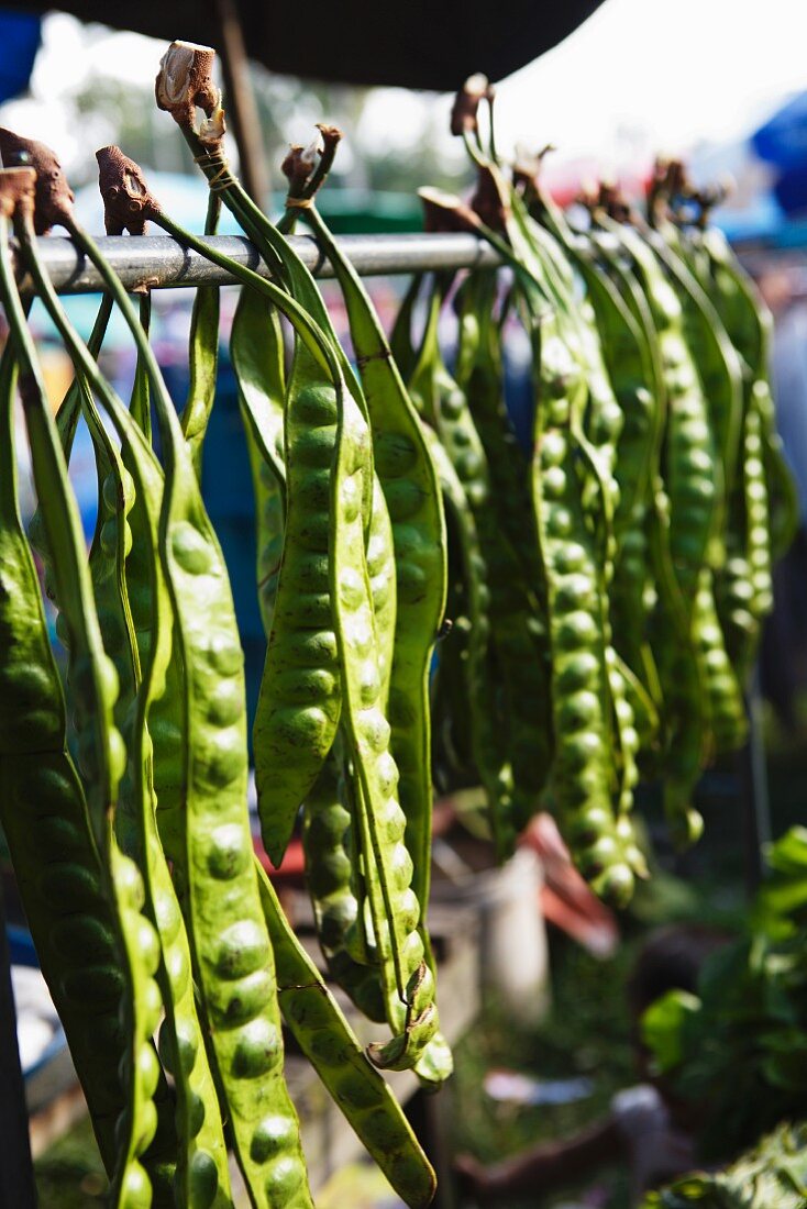 Beans at a market