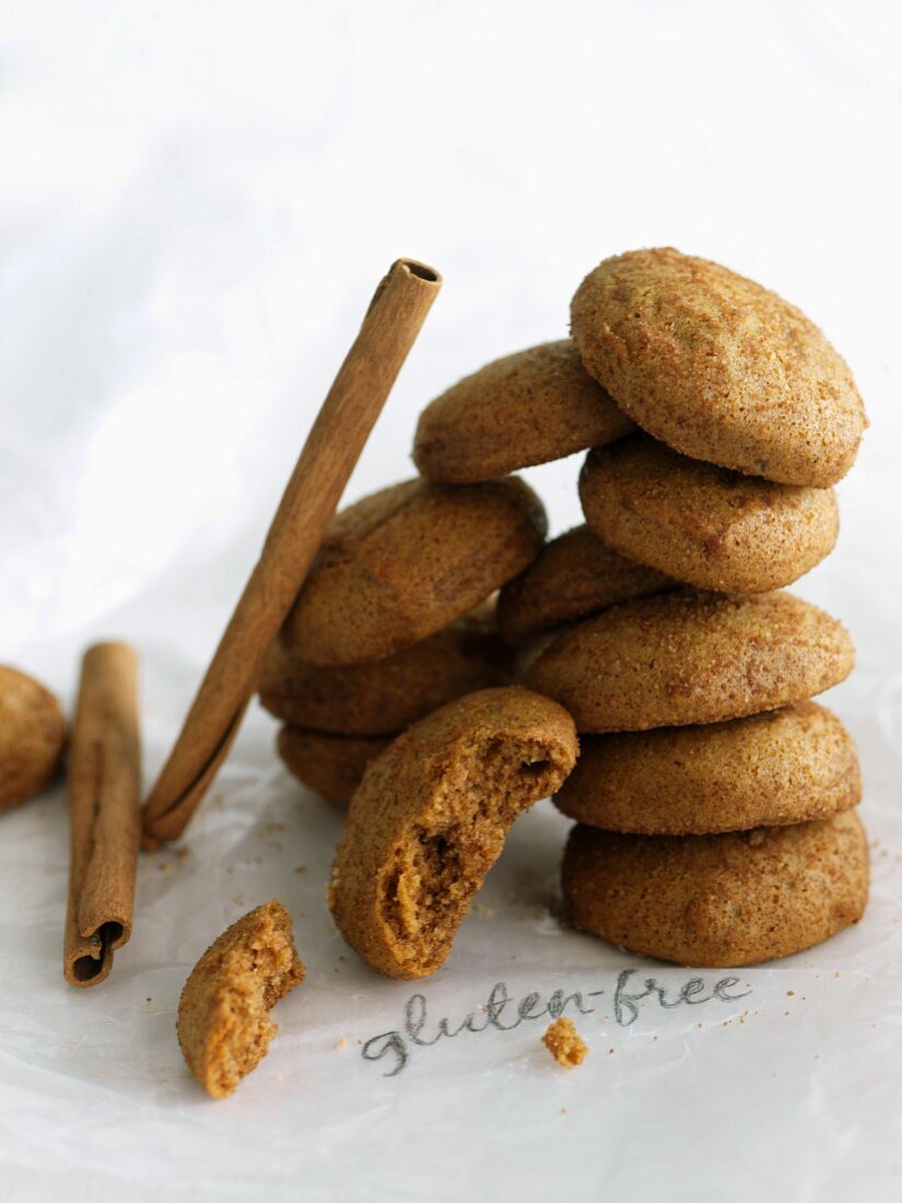 Gluten-Free Snickerdoodles; Cinnamon Stick