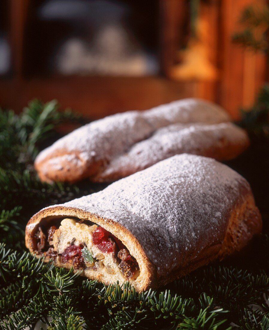 Stollen Christmas cake from Alsace