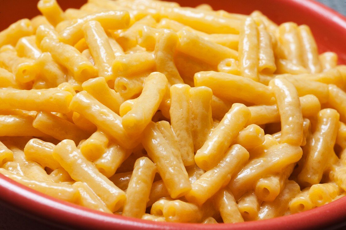 Bowl of Macaroni and Cheese; Fork