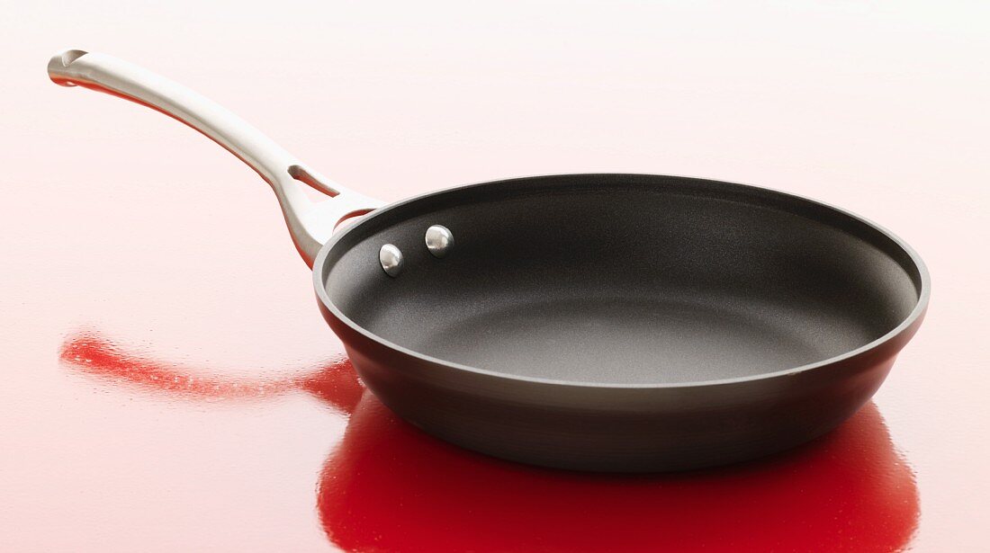 An empty frying pan
