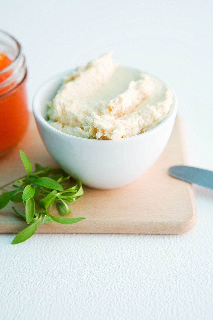 A bowl of trout butter