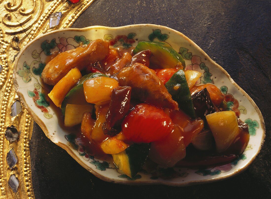 Sweet and Sour Duck with Pineapple