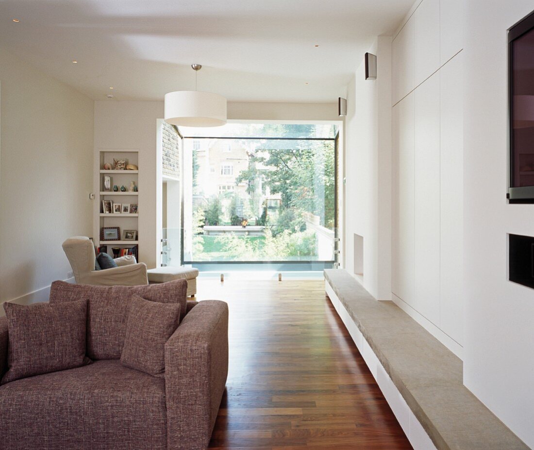 Living room with armchair