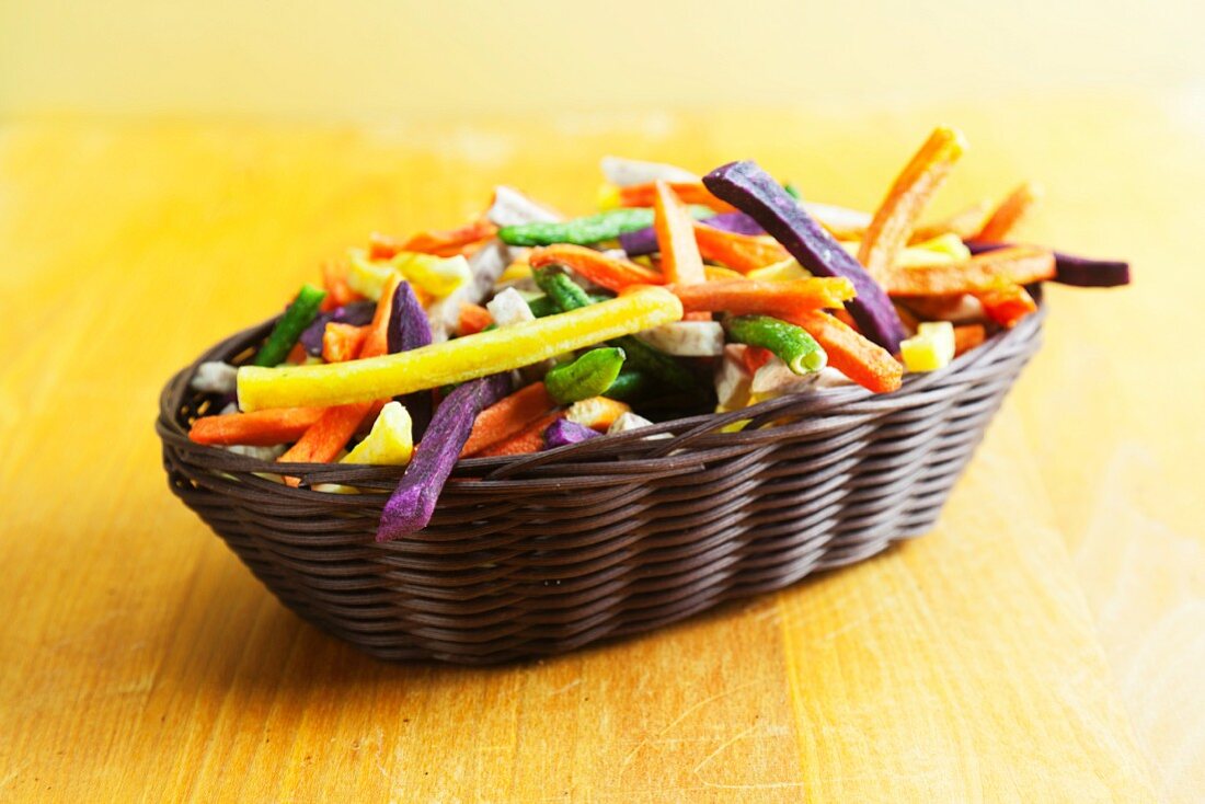 Basket of Veggie Sticks