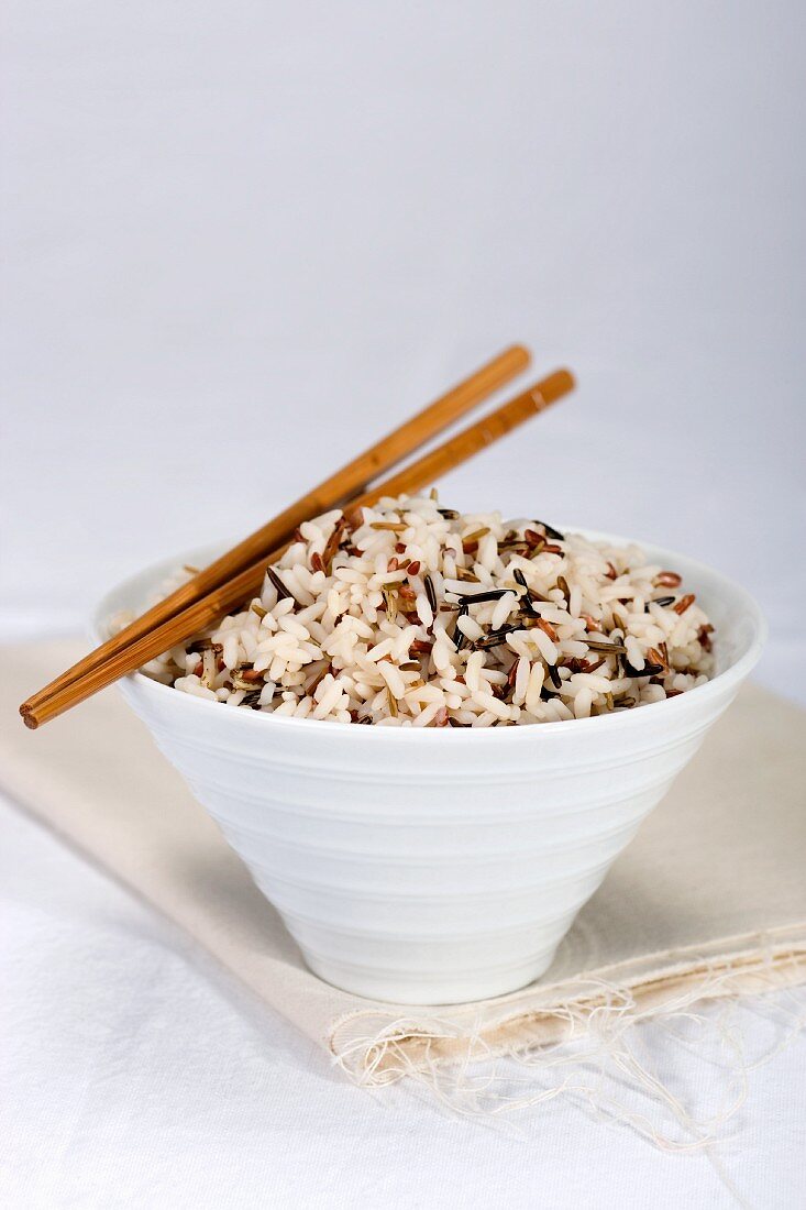 Bowl of wild rice