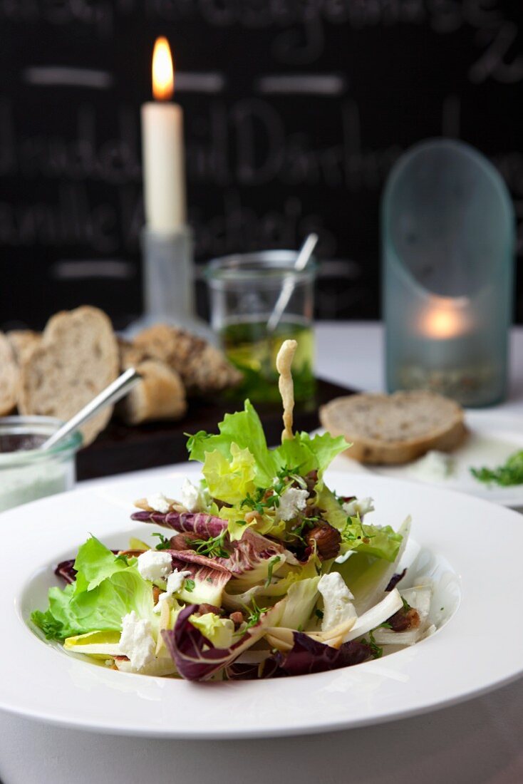 Herbstsalat mit Radicchio