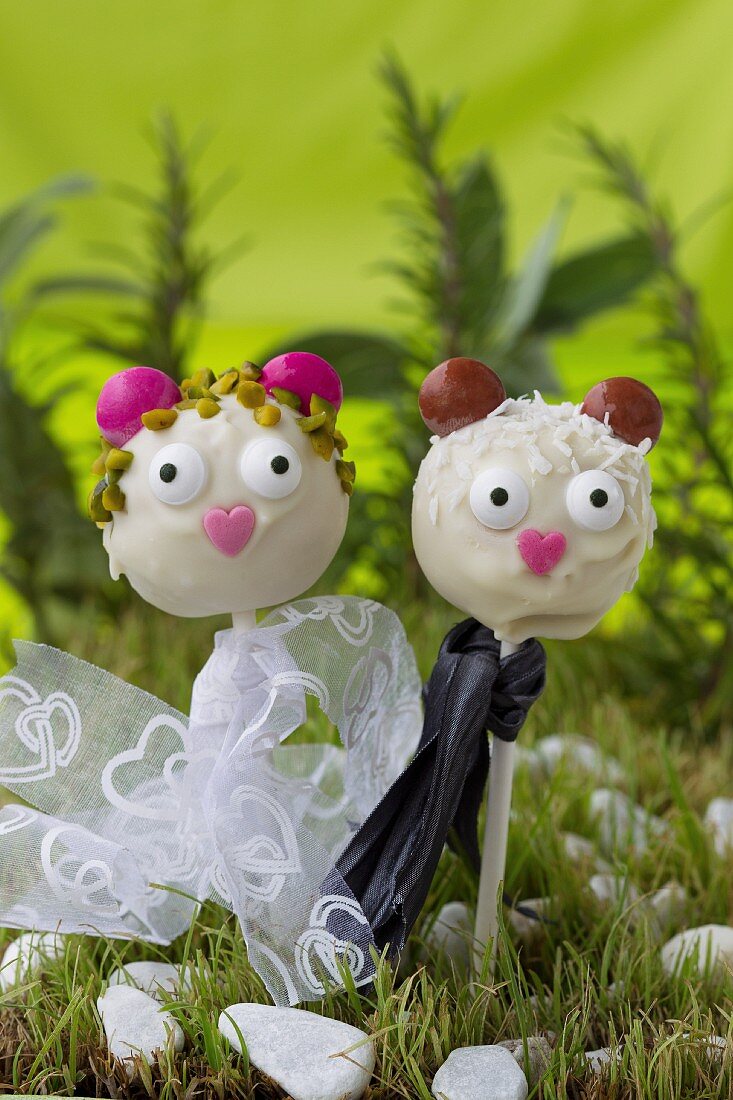 Cake pop couple