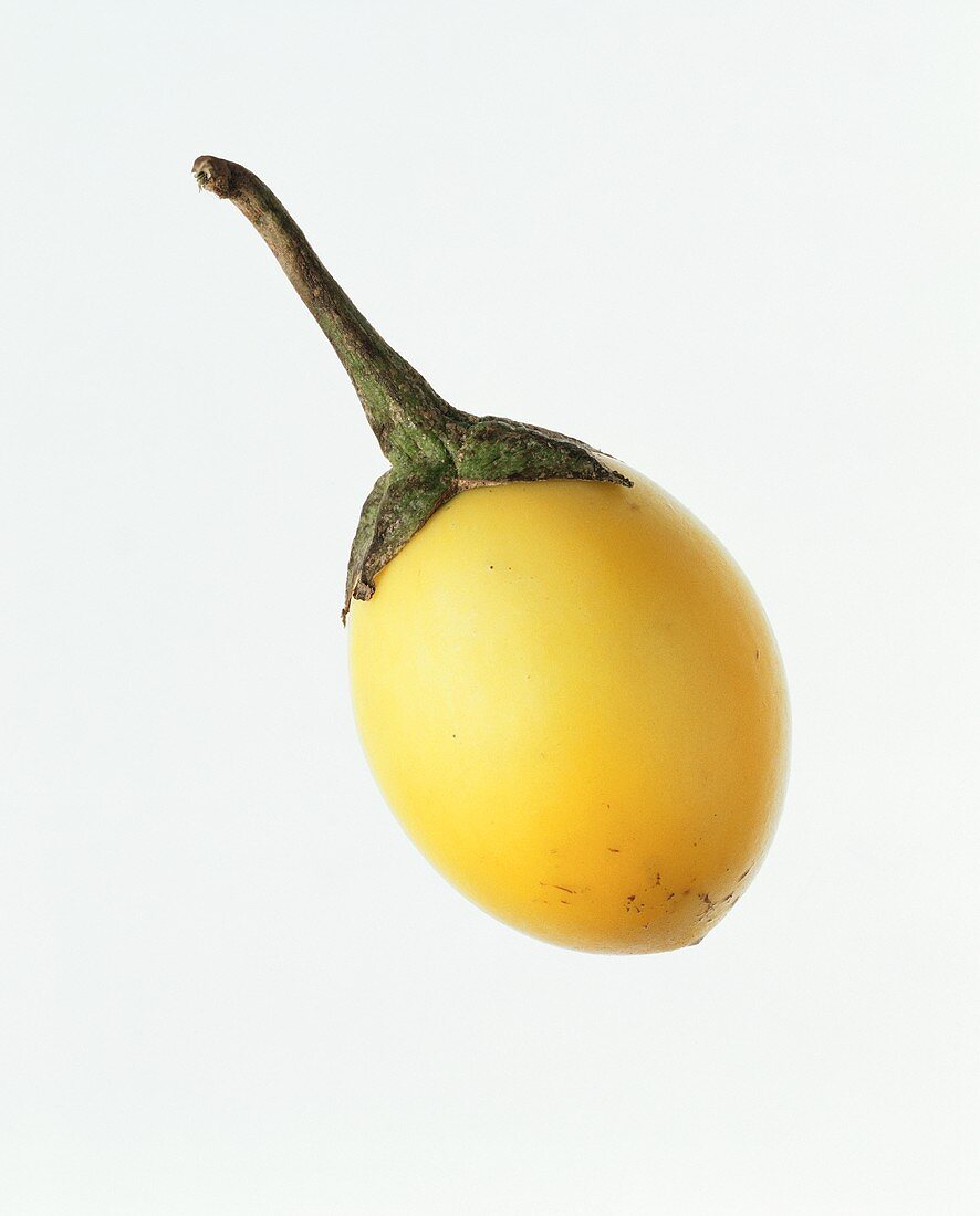 Eine gelbe Thaiaubergine