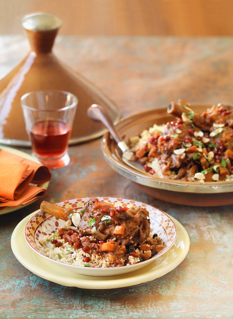 Würzige Lammtajine mit Couscous