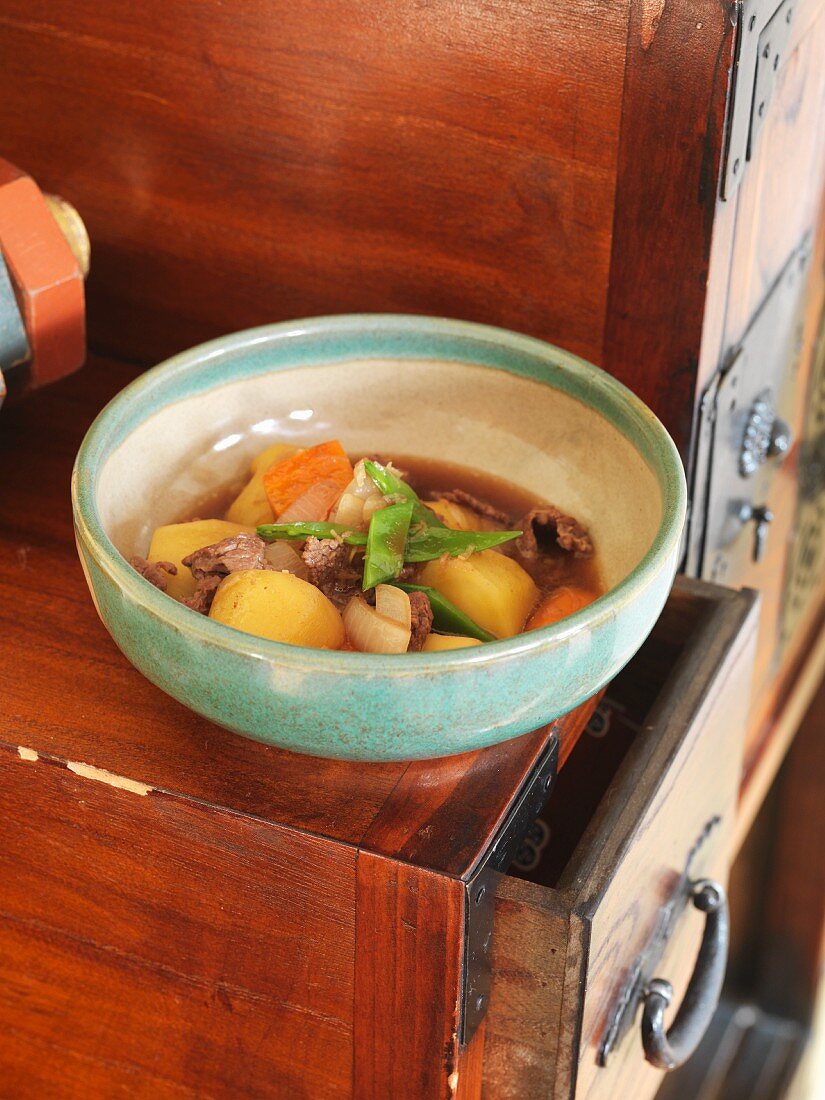 Nikujaga (potato casserole with beef, Japan)