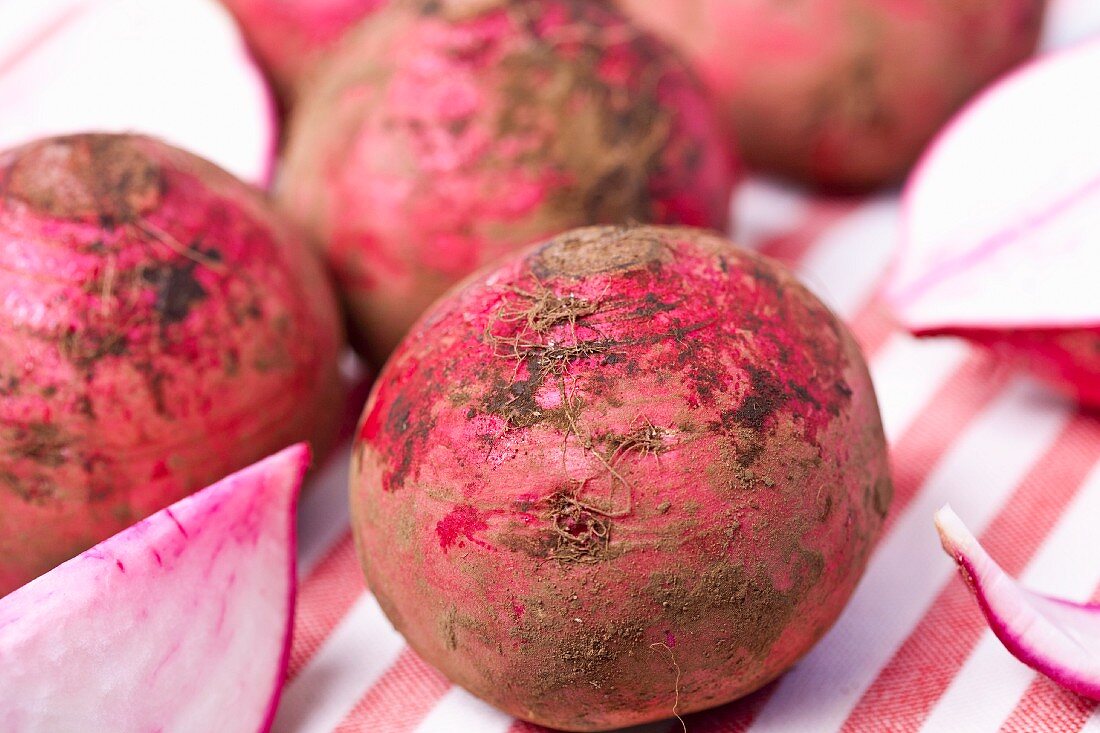 Red radishes