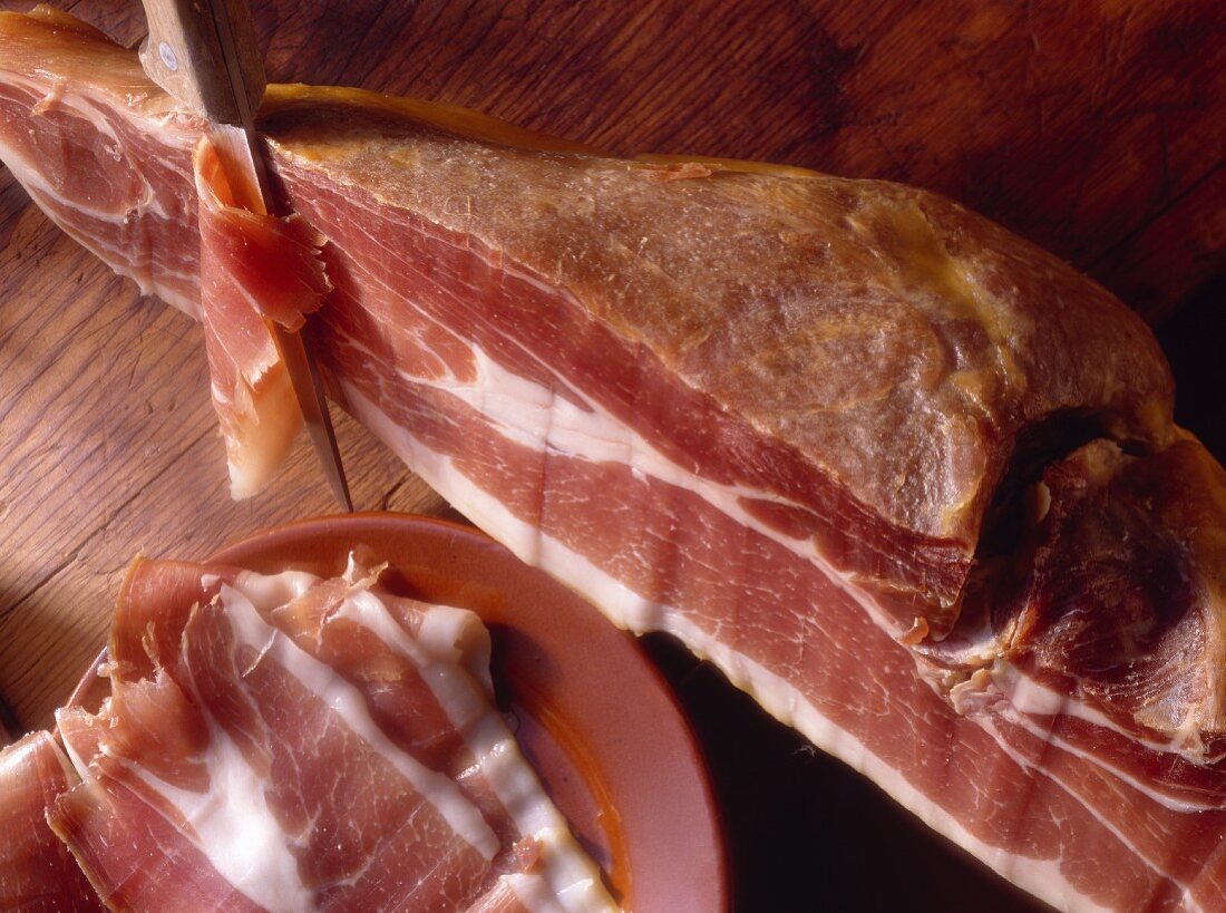 Serrano ham - popular delicacy from Spain