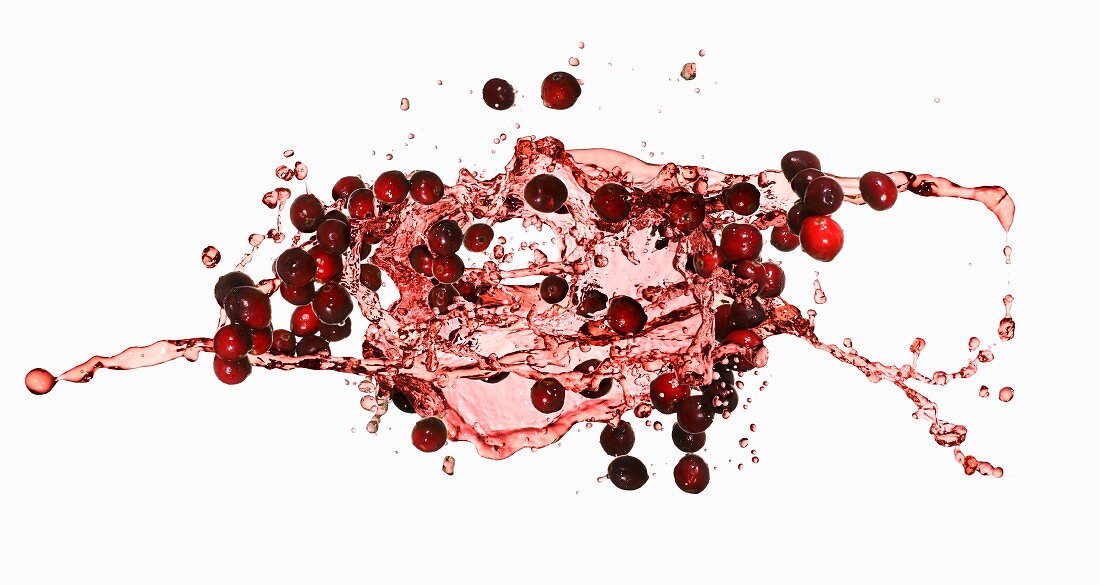 Cranberries mit Saftsplash