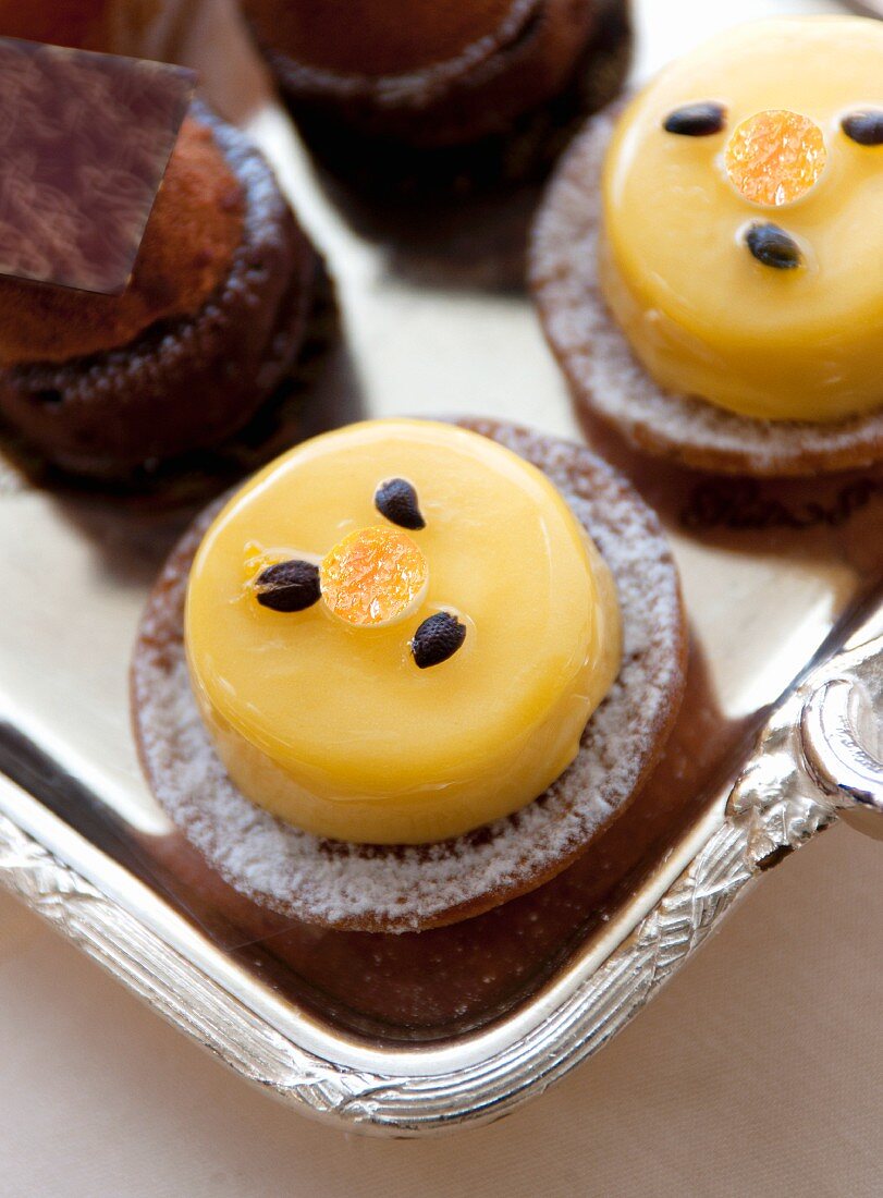 Passion fruit petit fours