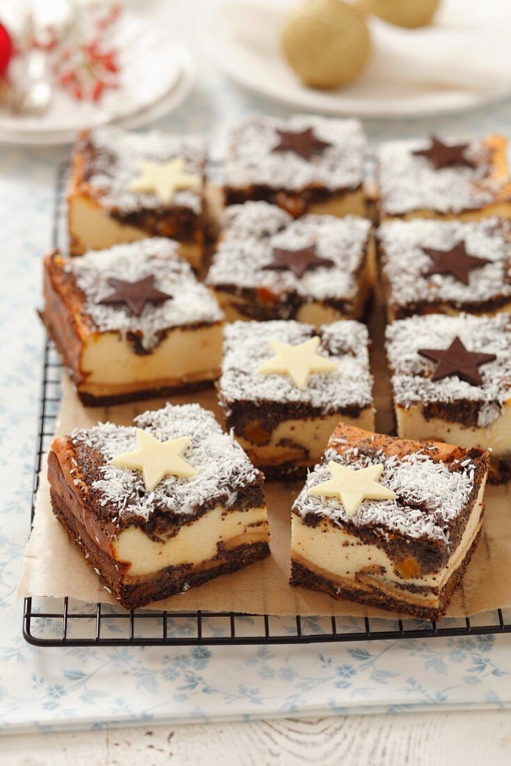 Käsekuchen mit Mohn (weihnachtlich)