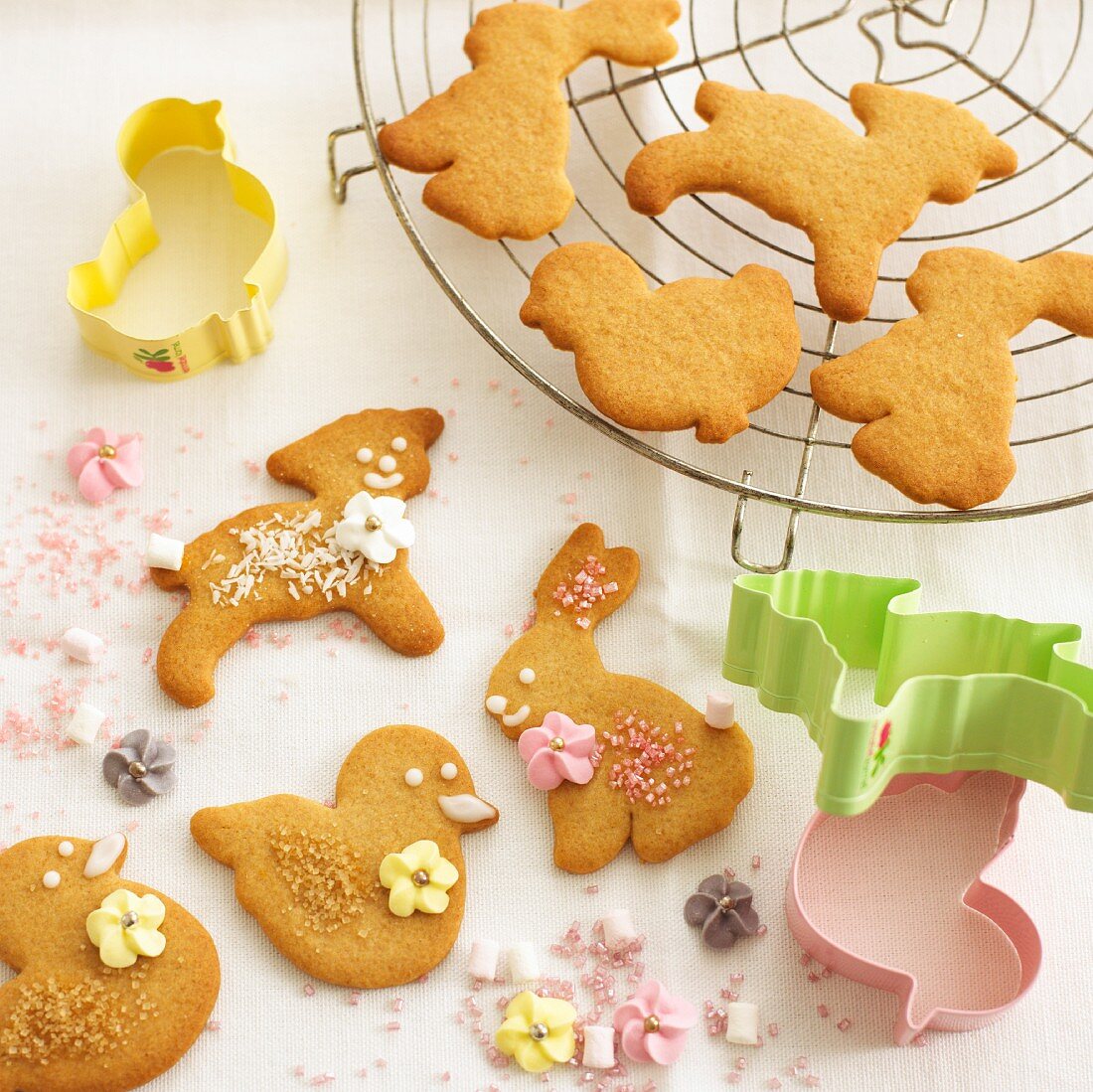 Assorted Easter biscuits