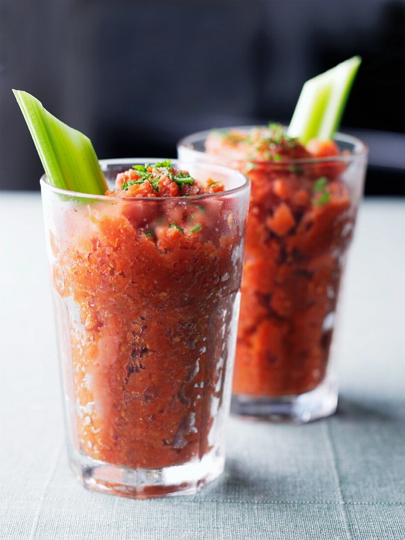 Bloody Marys with wasabi