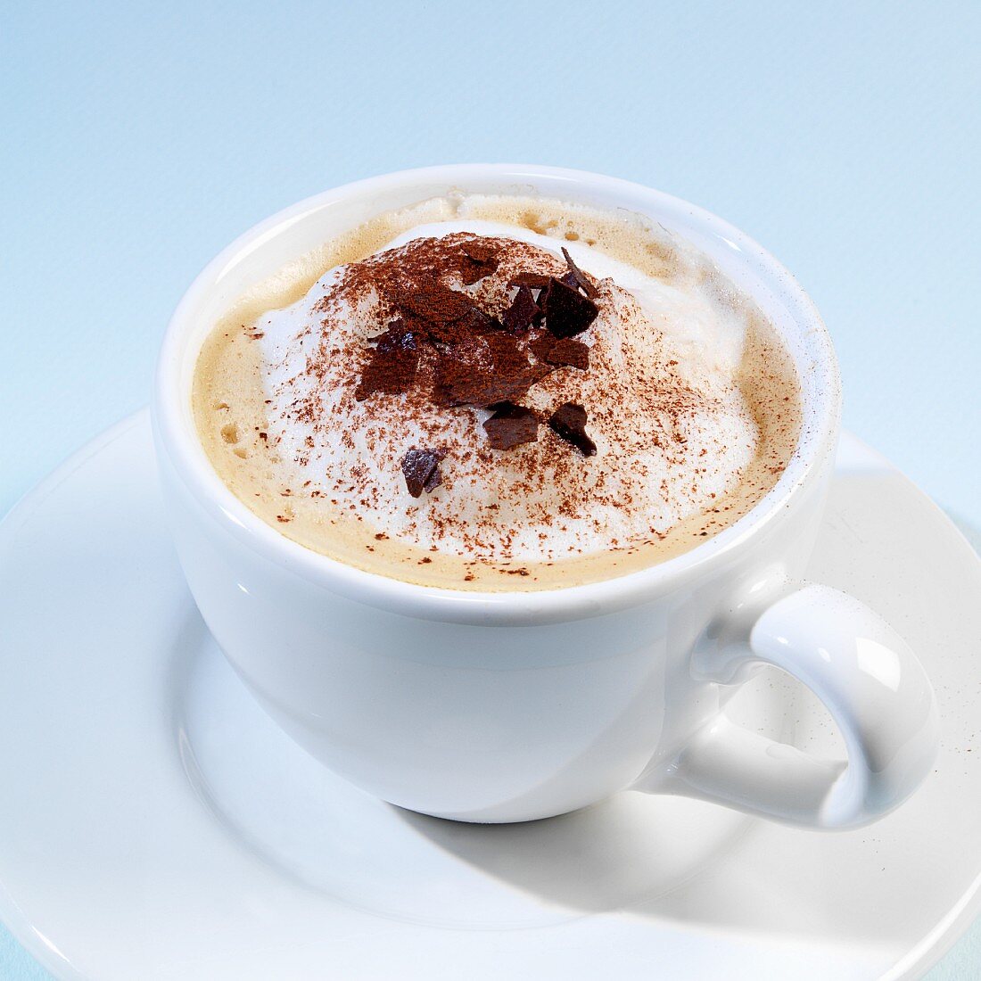Hot chocolate with milk foam