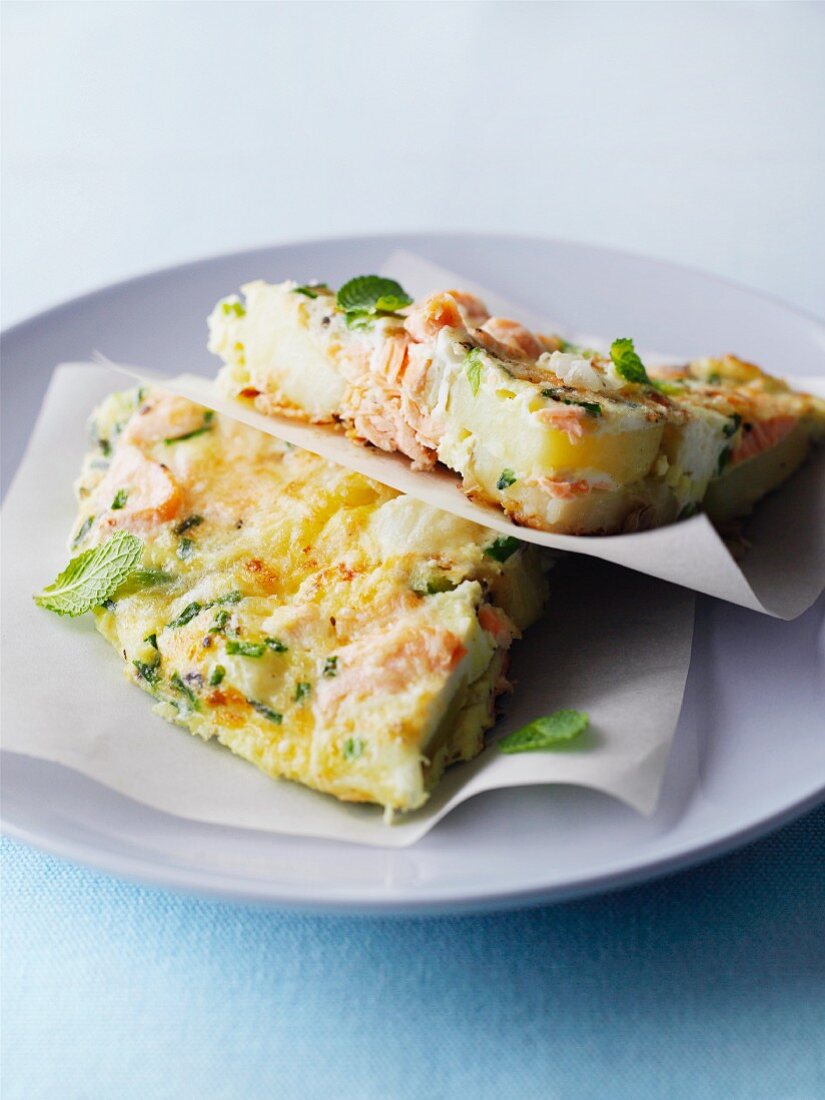 Tortilla mit Lachs