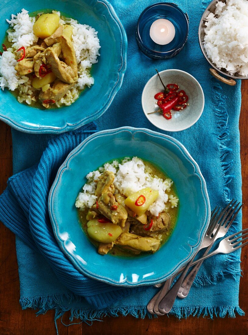 Malaysisches Hähnchencurry