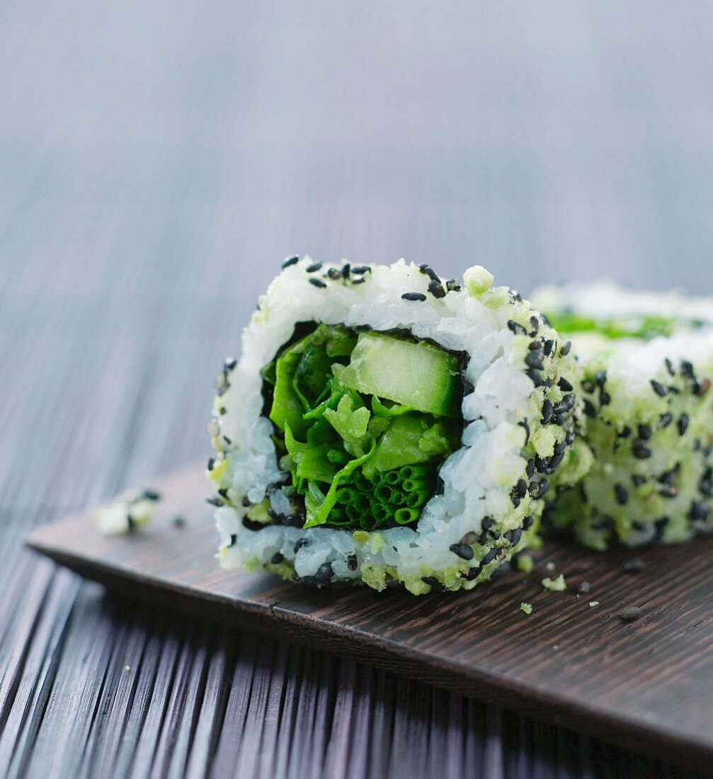 Inside out sushi