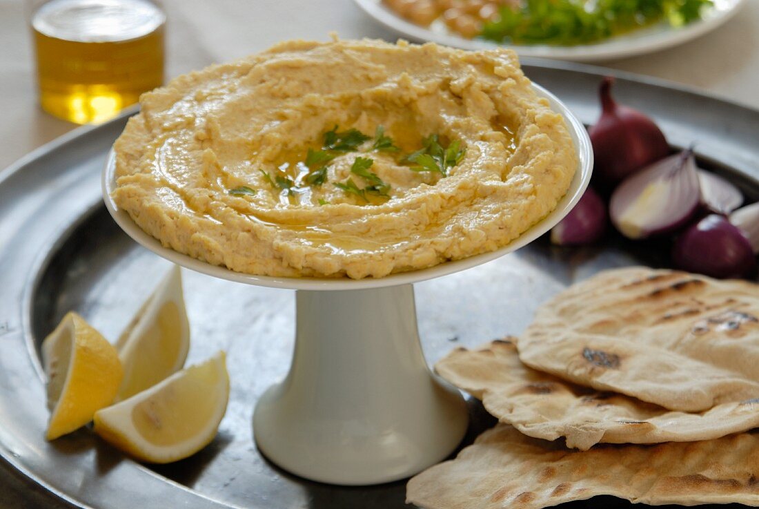 Baba Ganoush (jüdischer Brotaufstrich aus Auberginen)