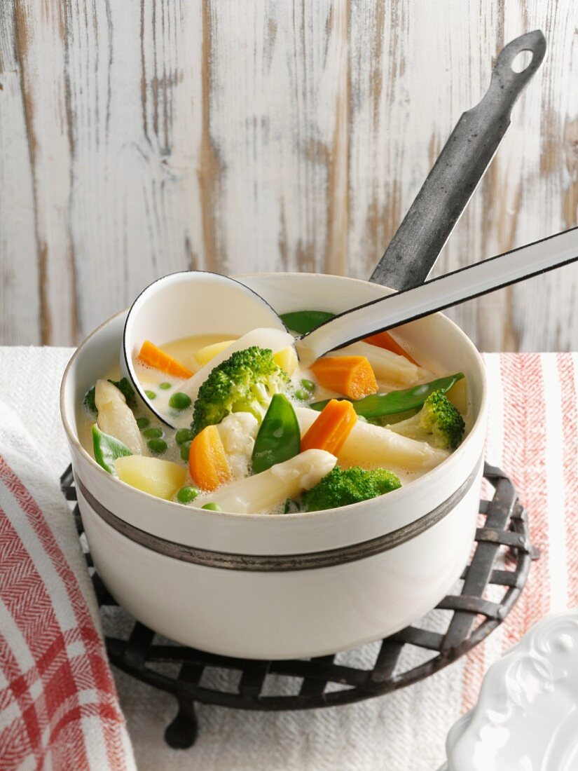 Spring vegetable stew