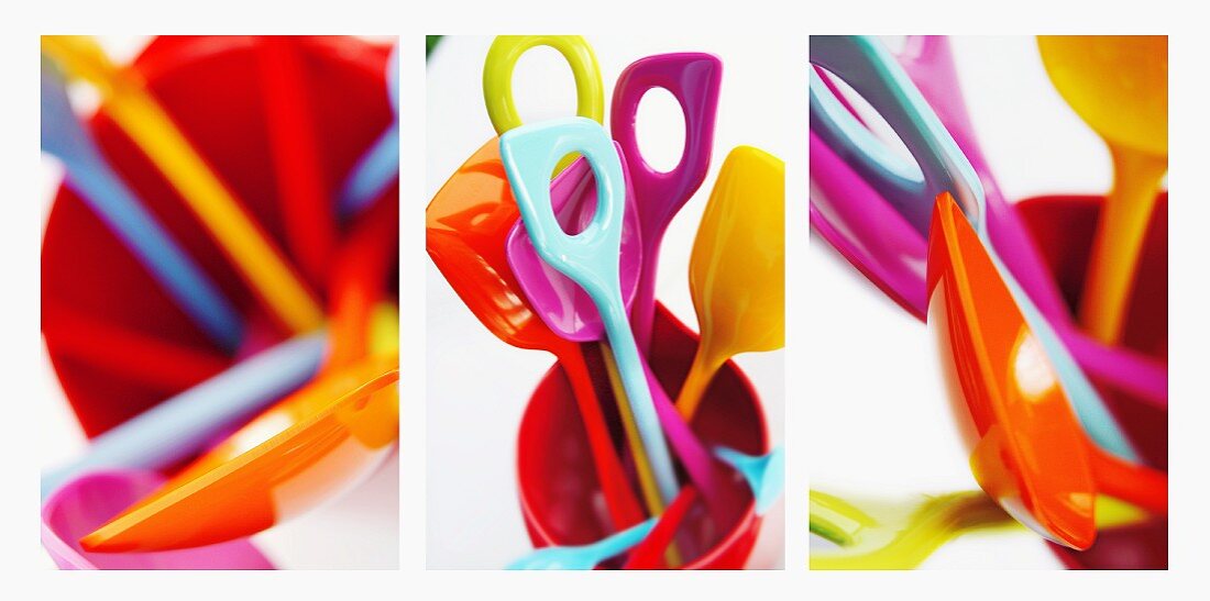 Colourful spoons