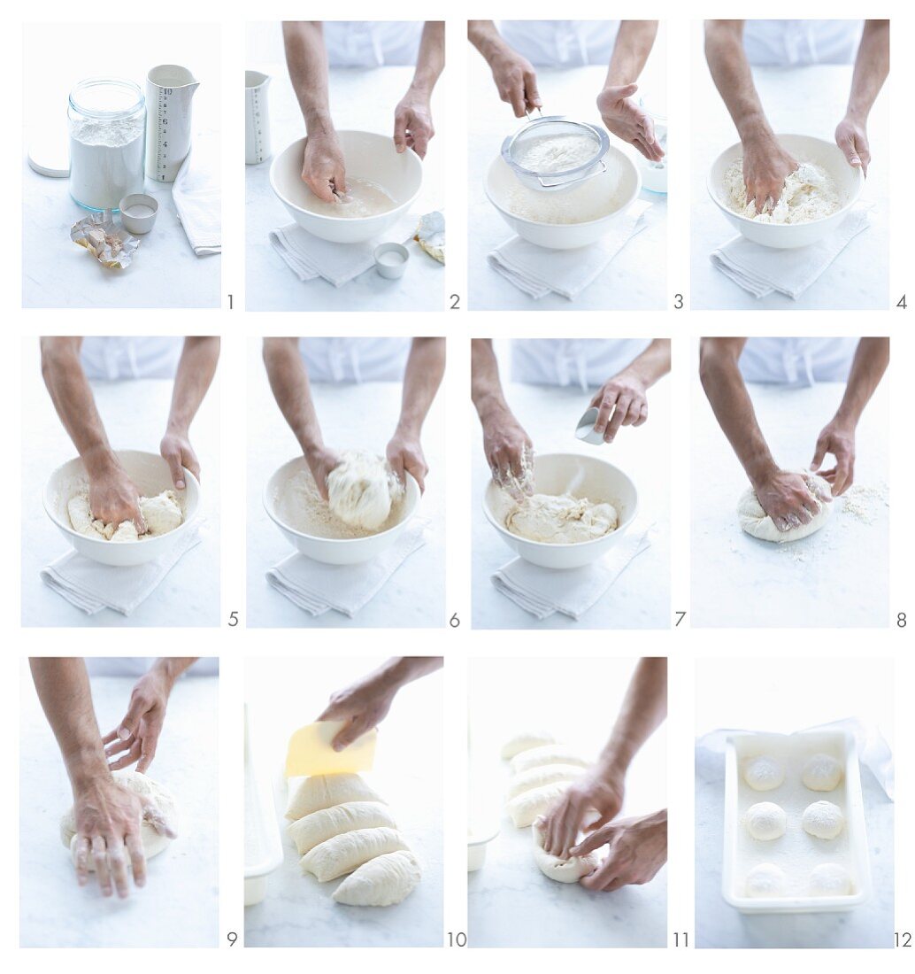 Making pizza dough