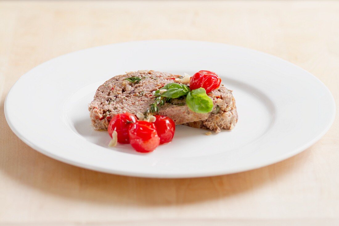 Mediterranean-style meat loaf