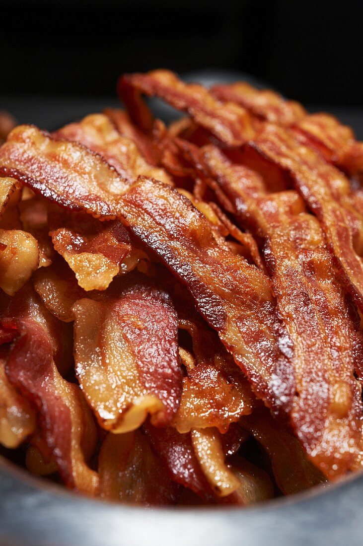 Crispy rashers of bacon