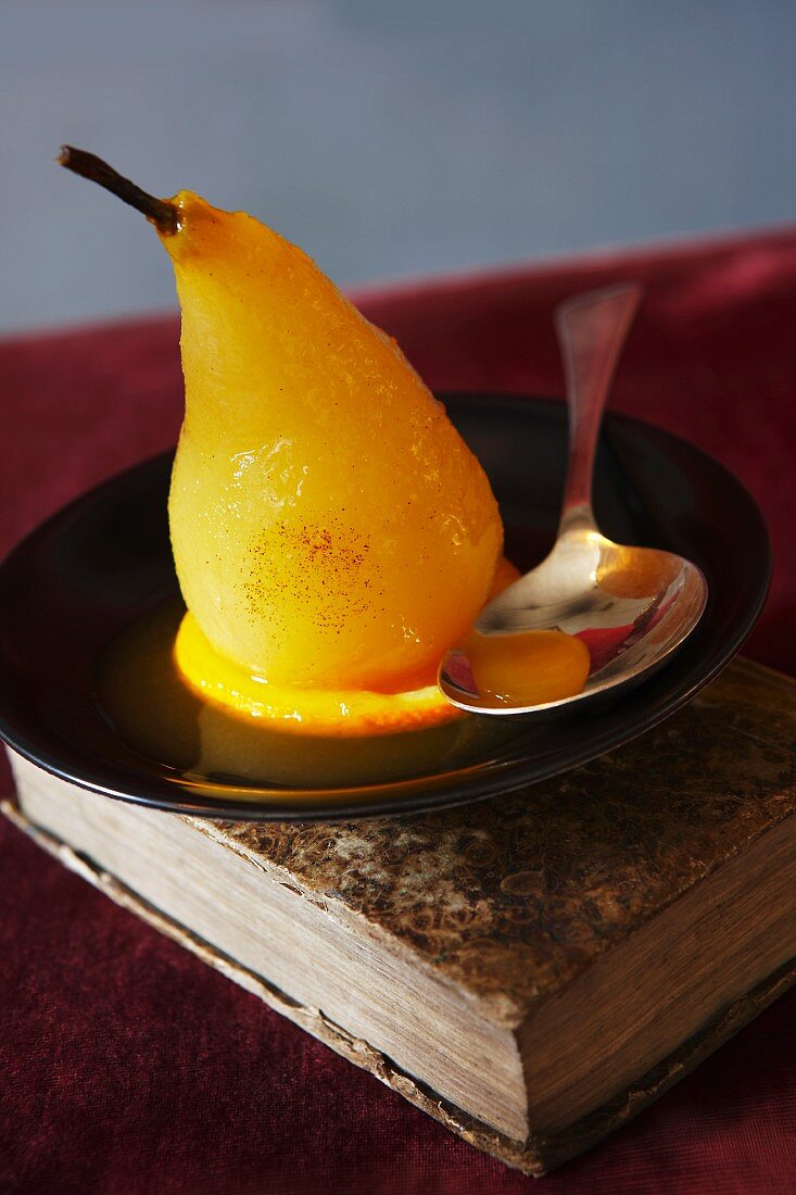 Poached pear