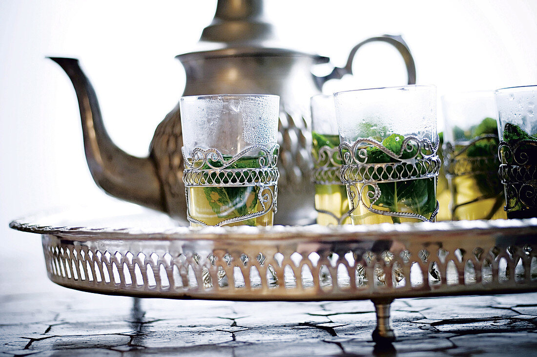 Moroccan peppermint tea