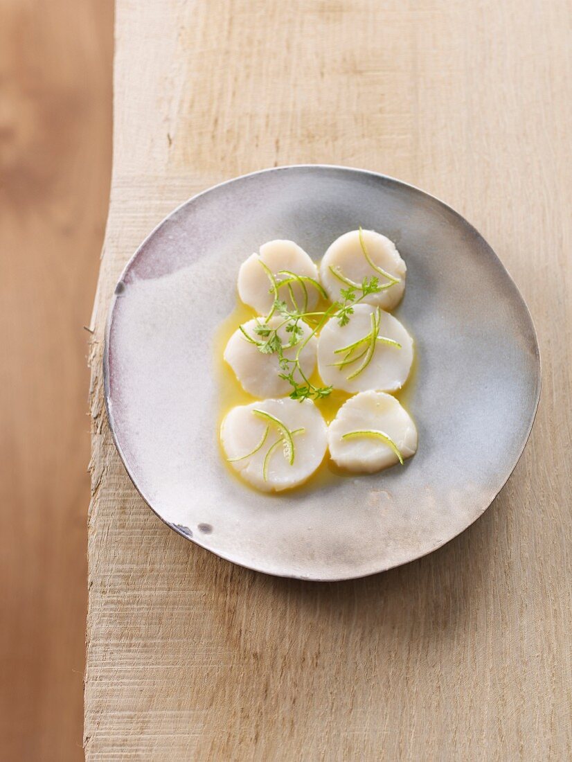 Jakobsmuscheln mit Zitronengras