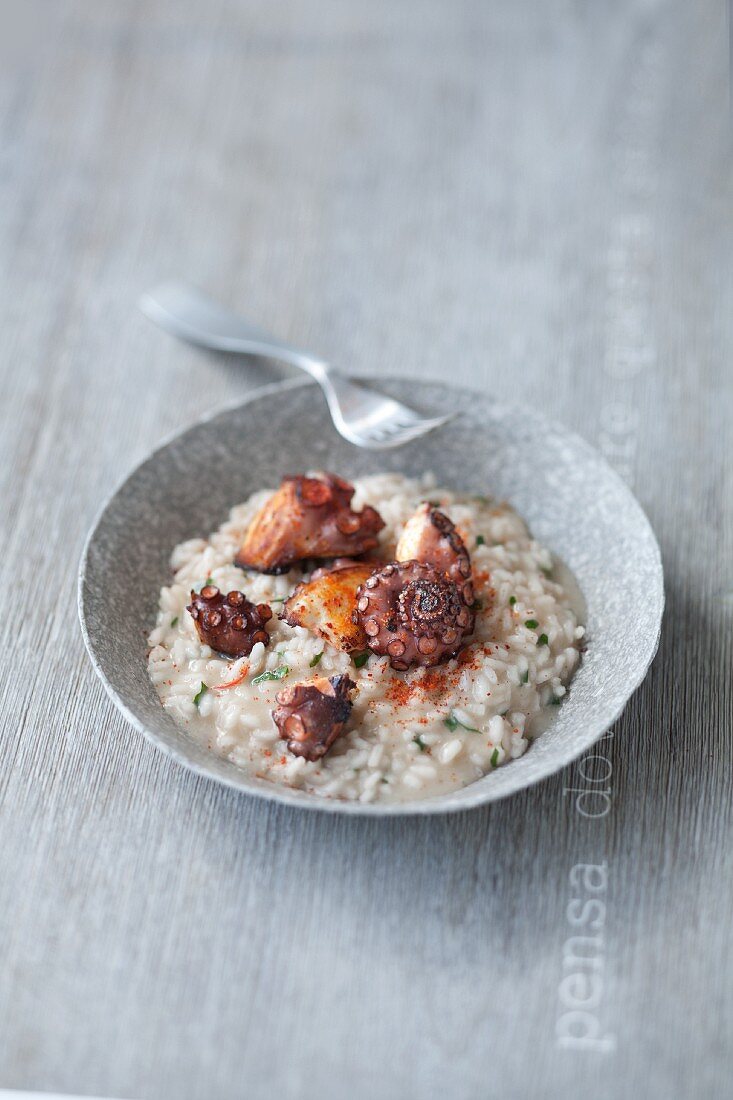 Pulpo-Risotto