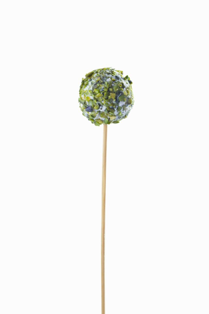 Pistachio lollipop