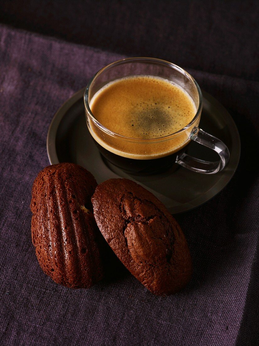 Assorted Madelines with Coffee