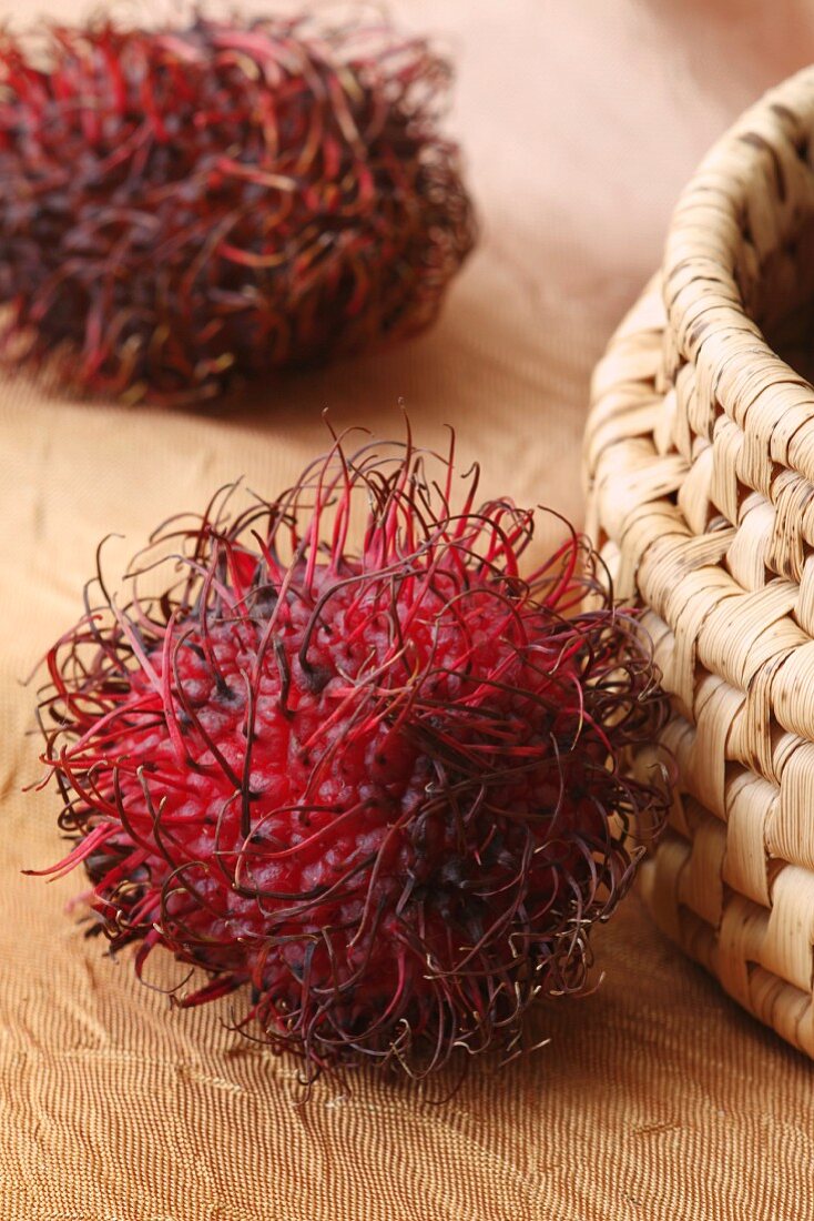 Two rambutans