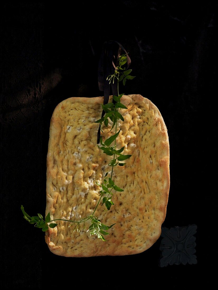 Focaccia (Fladenbrot, Toskana, Italien)