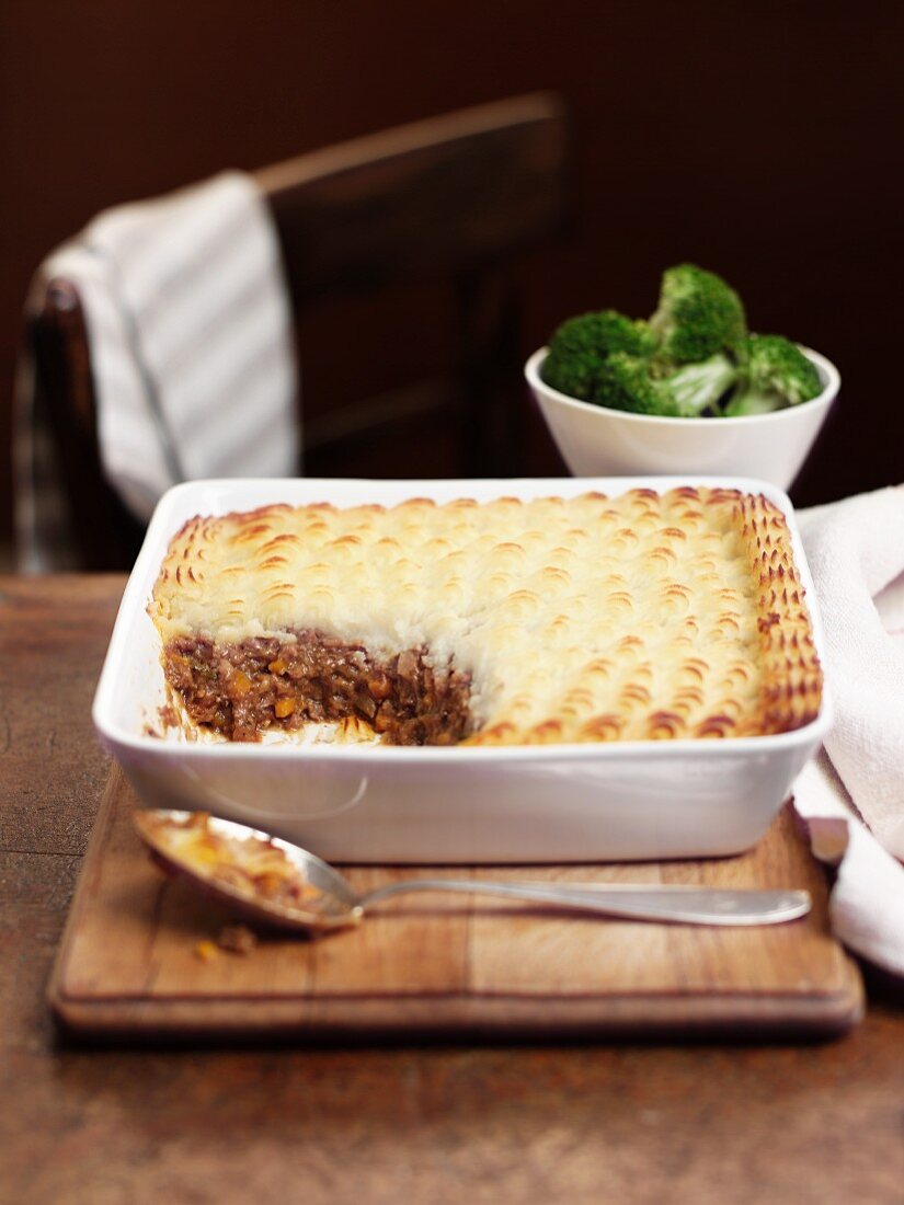 Shepherd's Pie (Hackfleisch-Kartoffelpüree-Auflauf, England)