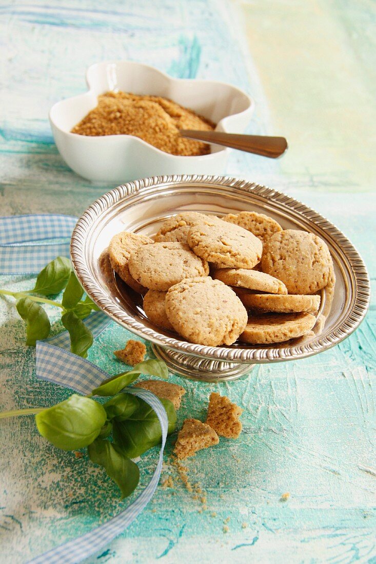 Basil biscuits