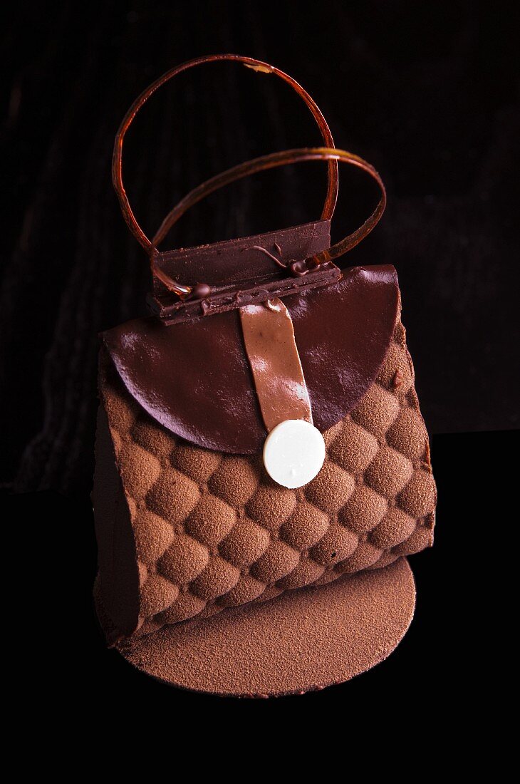 A chocolate handbag