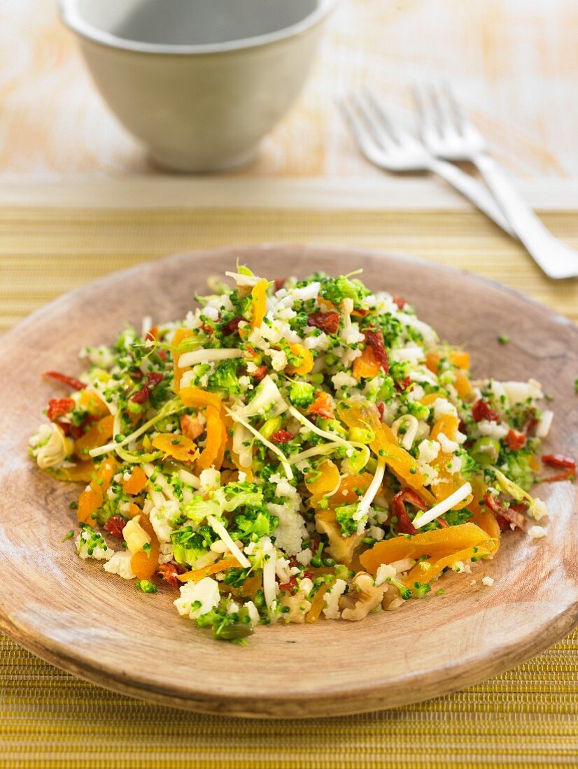 Taboule mit Soja, Brokkoli und Blumenkohl