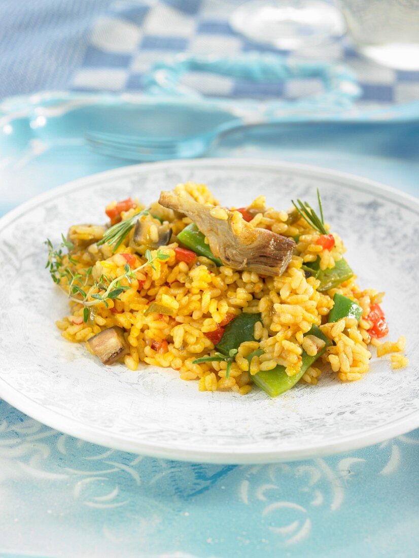 Vegetable rice (Spain)