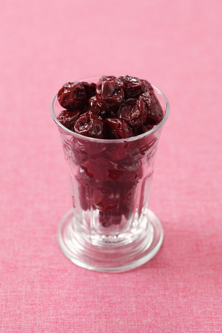 Dried candied sour cherries